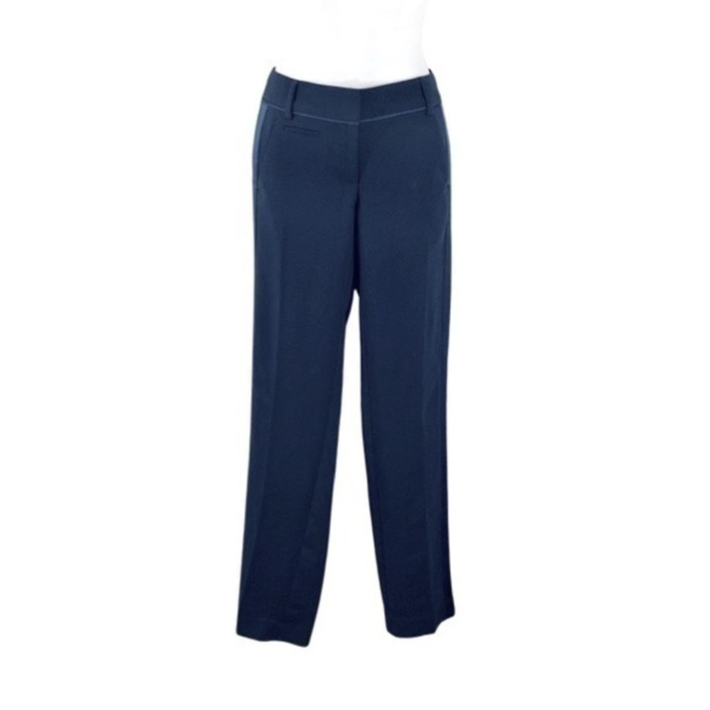 NWT Loft Marisa Straight Navy Blue Pants PP59